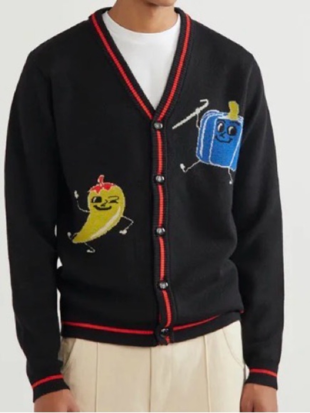 Rare Percival x Harry Lambert Character Knit Cardigan Size M Limited Edition